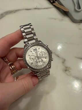 Michael Kors Stainless Steel Chronograph Wristwatch - Silver